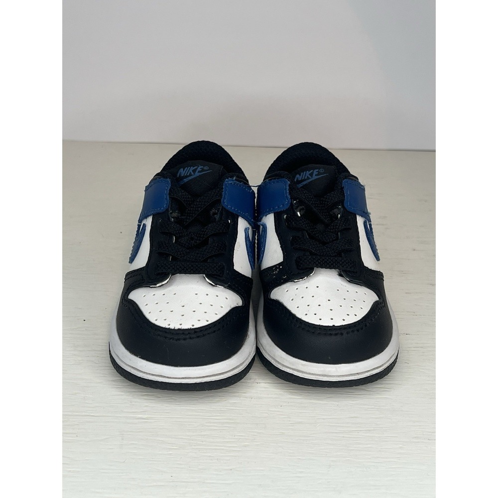 Nike Dunk Low toddler size USA 4C Kids Shoes DH9761-104 Blue Black White Sneaker - Picture 5 of 9